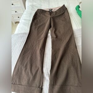 Brown slacks, banana republic